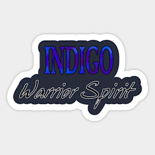 Indigo Warrior Spirit Sticker